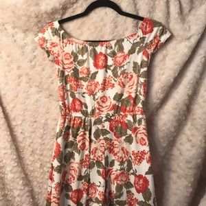 Floral High Low Dress/Romper